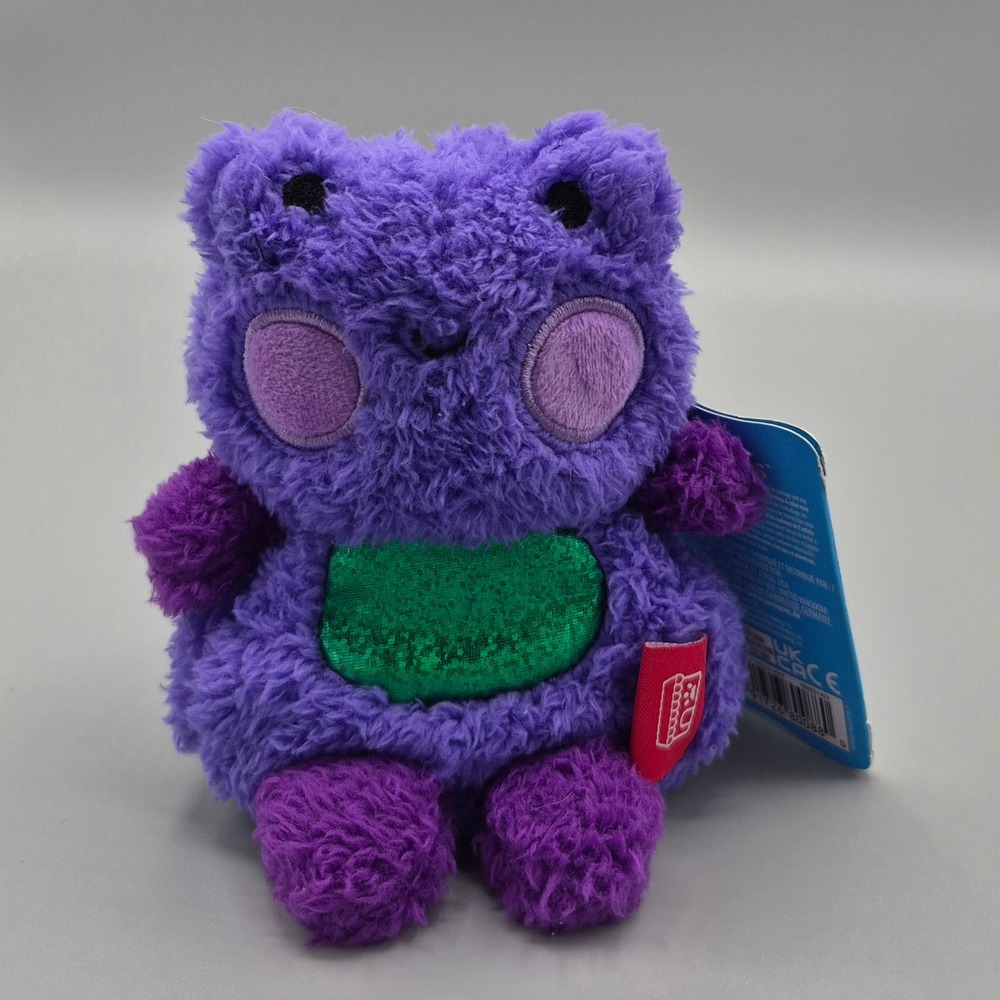 Rare BumBumz Bradley Uppercrust the Frog PetShopBumz Purple Frog Plush 2025